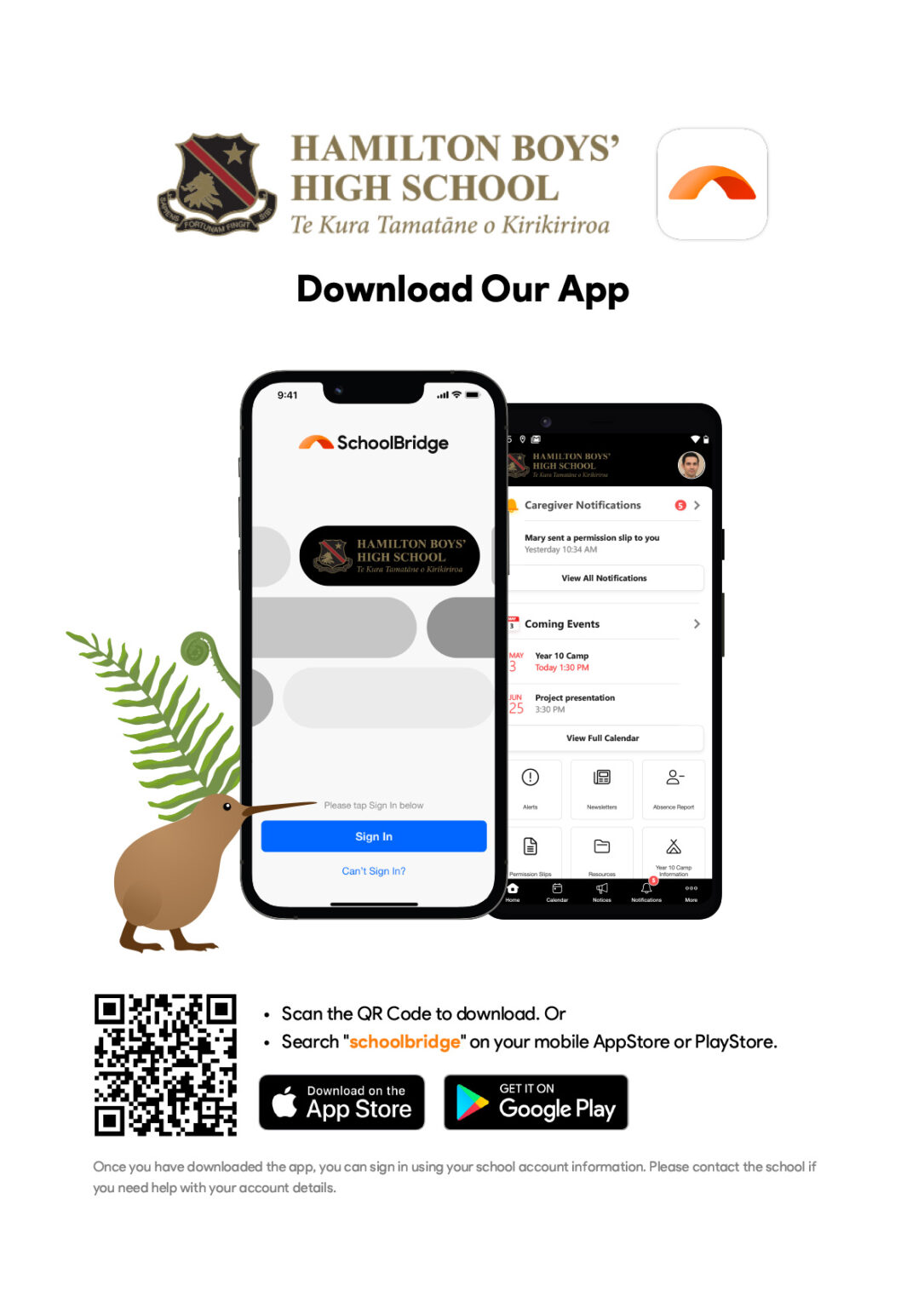 HBHS App Hamilton Boys' High School